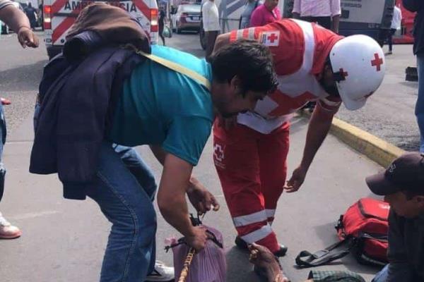 Pierde la vida persona de la tercera edad atropellada en el centro de Veracruz (+Video)