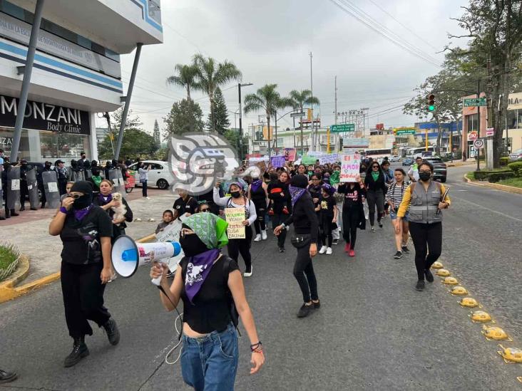 Desde Xalapa, exigen un alto a la violencia contra la mujer (+Video)