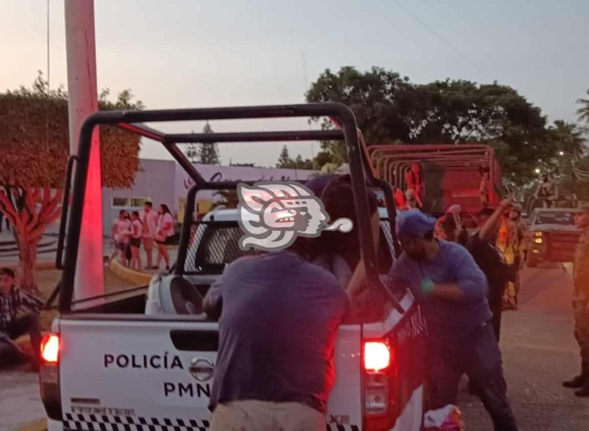 Colectan víveres para afectados por contingencia