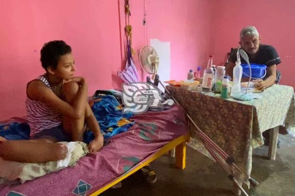 Varada en Minatitlán, Antonela espera reunirse con su madre en Juárez (+Video)