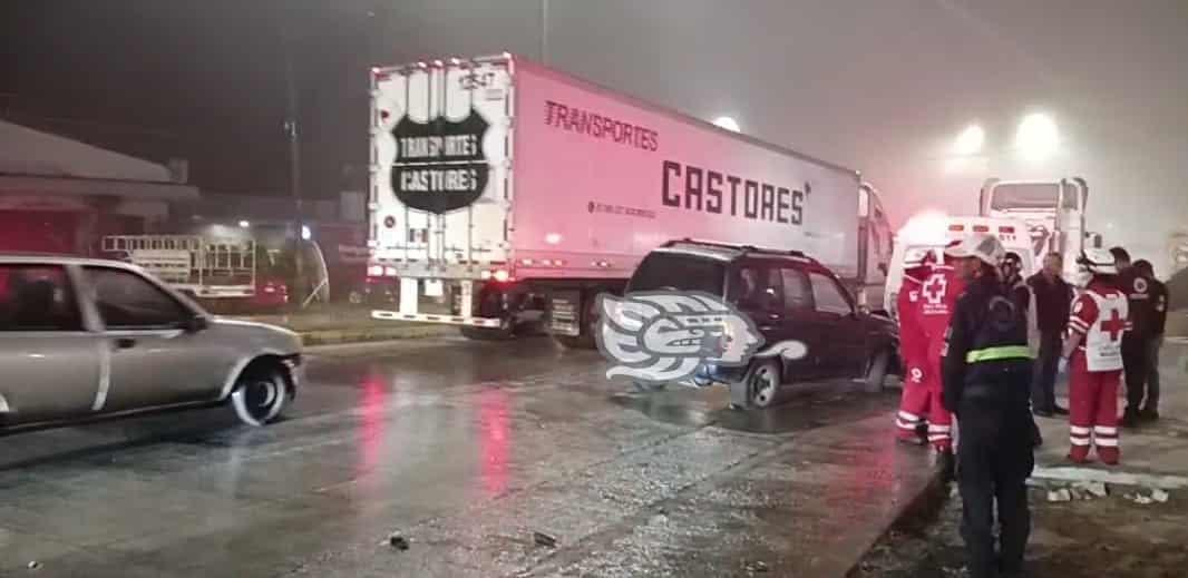 Por la densa neblina, reportan varios accidentes en bulevar Xalapa- Coatepec