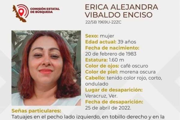 Familia pide ayuda para localizar a Erica, desapareció en calles de Veracruz desde hace 8 meses