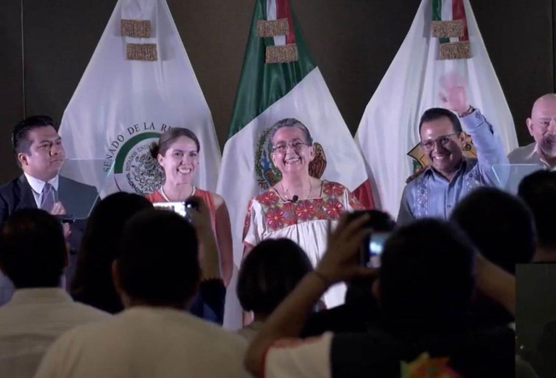 Seguiremos honrando la confianza del pueblo: Gloria Sánchez rinde informe