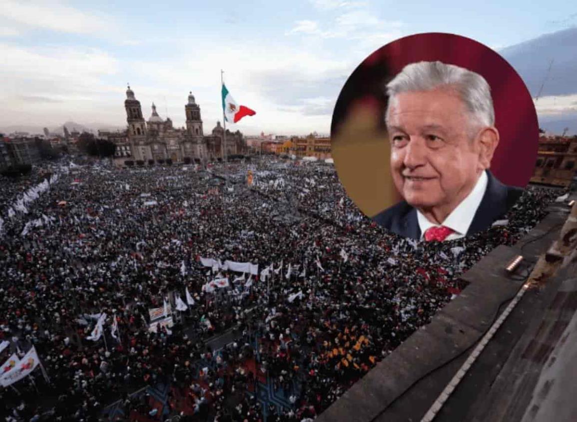 AMLO alista marcha por cuatro años de gobierno desde la CDMX