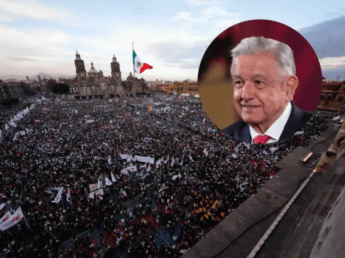 AMLO alista marcha por cuatro años de gobierno desde la CDMX