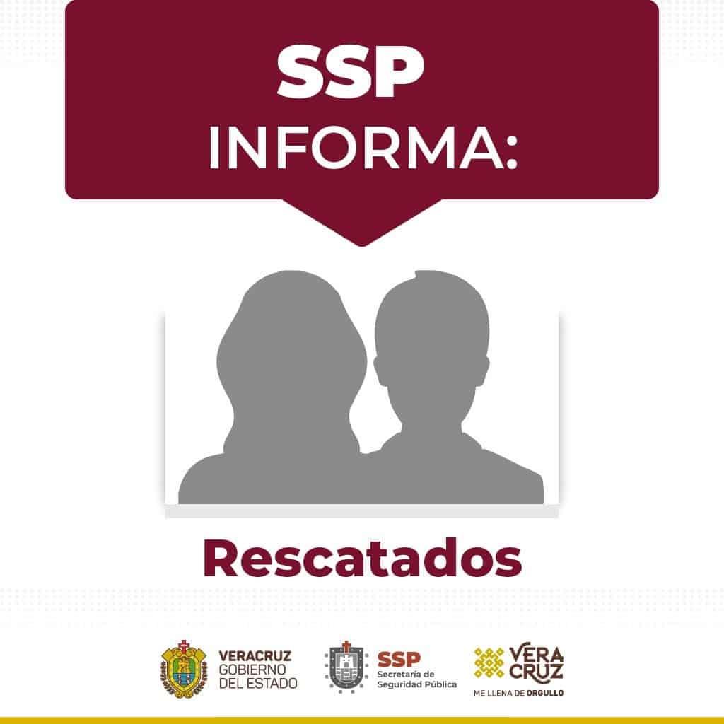 Rescata SSP a nueve personas privadas de la libertad y detiene a tres