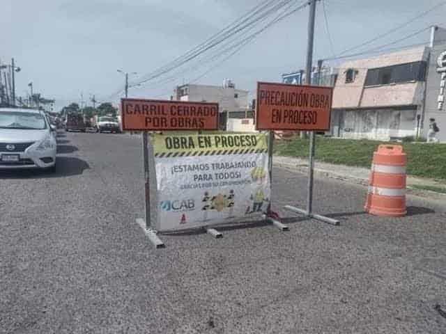 Hoy habrá cierre vial en avenida Urano de Boca del Río, por reparación de fuga