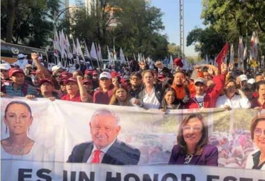 Hubo cooperacha para asistir a megamarcha de AMLO: gobernador