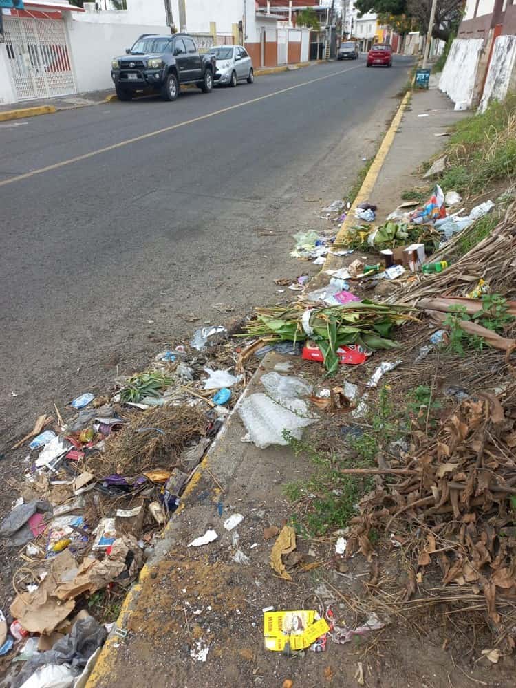 Afectan casas abandonadas y fugas de aguas negras en colonia de Boca del Río