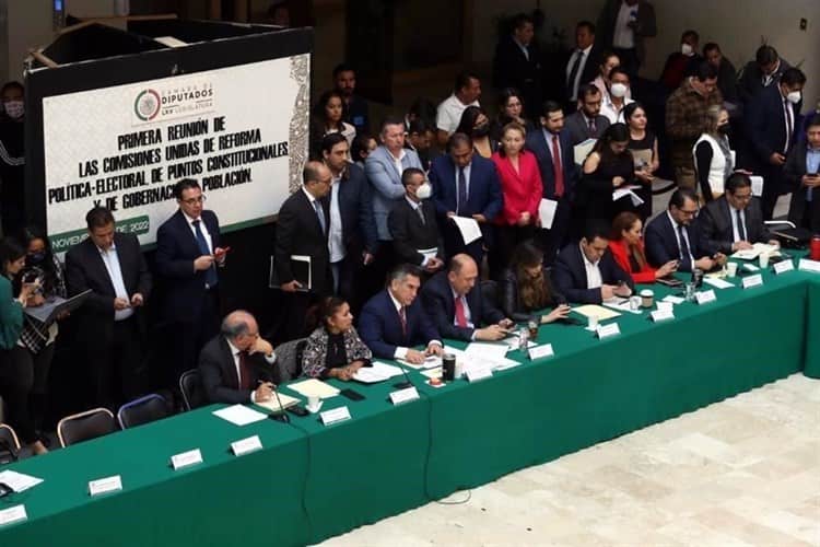 Diputados aprueban la Reforma Electoral en comisiones de San Lázaro