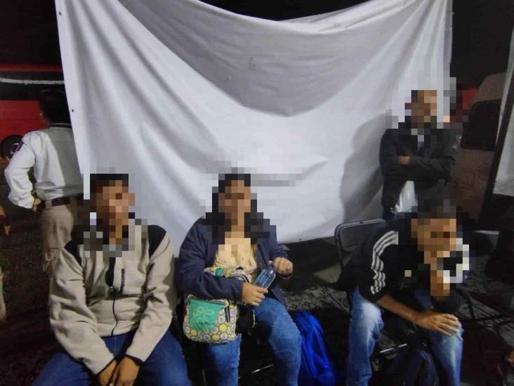 SSP resguardo a 98 migrantes en municipios del Veracruz