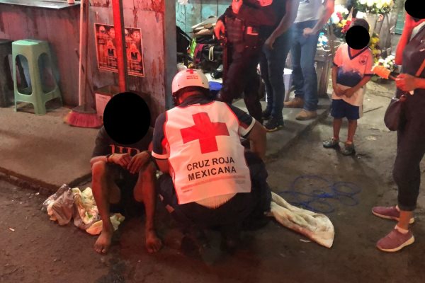 Capturan y amarran a presunto ladrón en el centro de Veracruz(+Video)