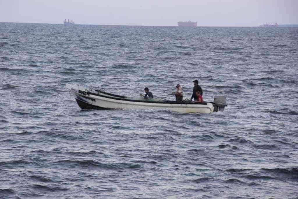 Frentes fríos frenan actividad en el mar de pescadores de Veracruz