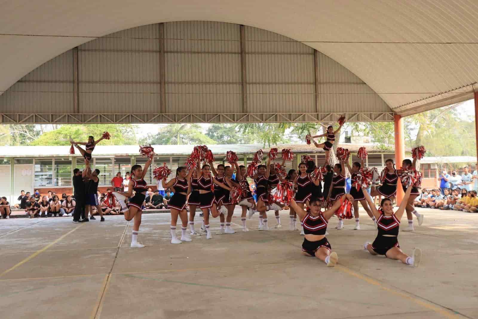 Inauguran semana deportiva en escuelas de Tlacotalpan