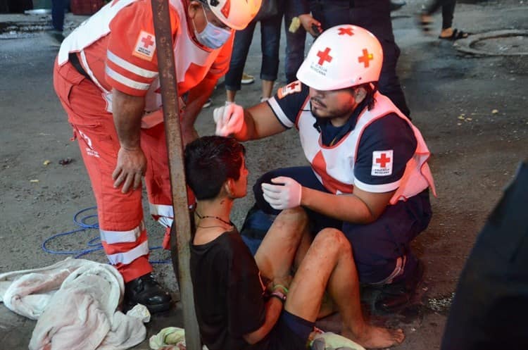 Capturan y amarran a presunto ladrón en el centro de Veracruz(+Video)