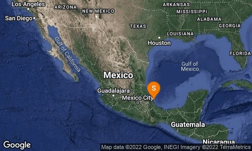 Amanece Misantla con sismo de magnitud 4.1