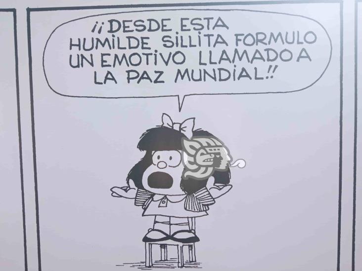 ¡Date prisa! Se va Mafalda de Xalapa, solo quedan unos días de exposición (+Video)