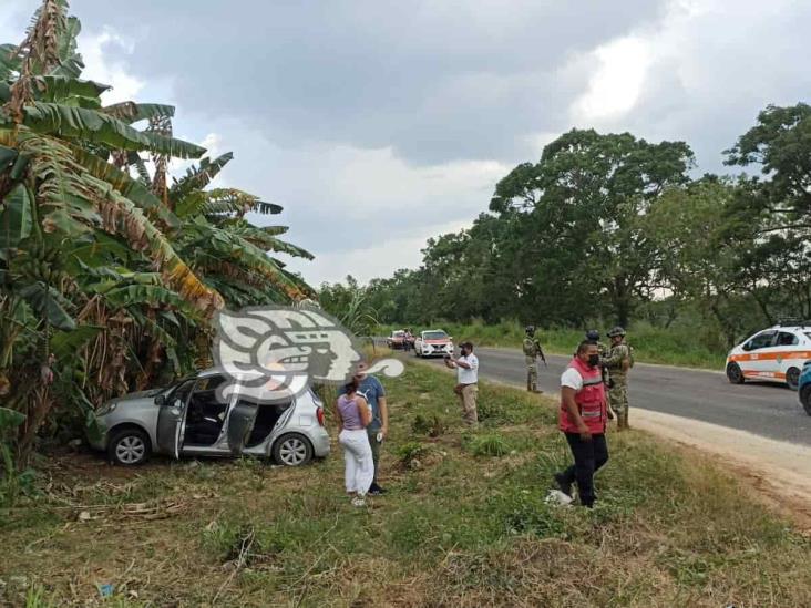 Estudiantes del ITSA heridos tras choque en Acayucan