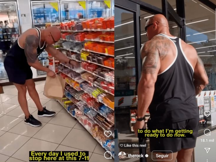 Dwayne Johnson compra todos los chocolates en tienda donde los robaba cuando era niño (+Video)