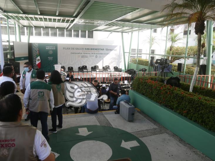 Todo listo para la gira del presidente Andrés Manuel López Obrador en Coatzacoalcos