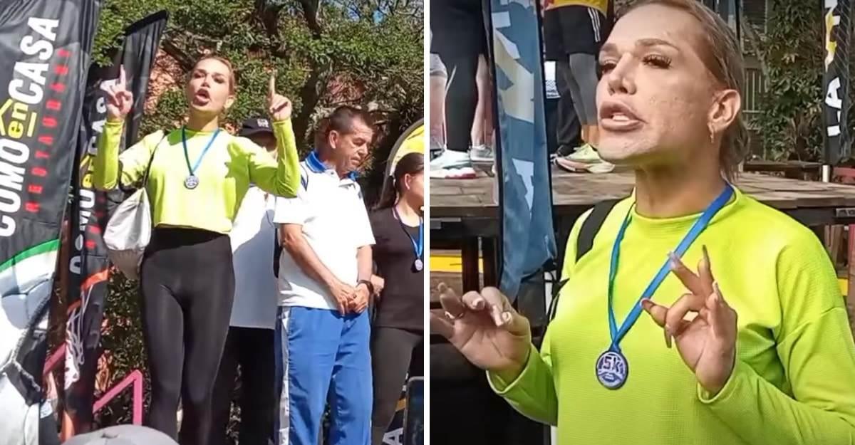 Mujer trans gana una carrera pero le niegan el premio