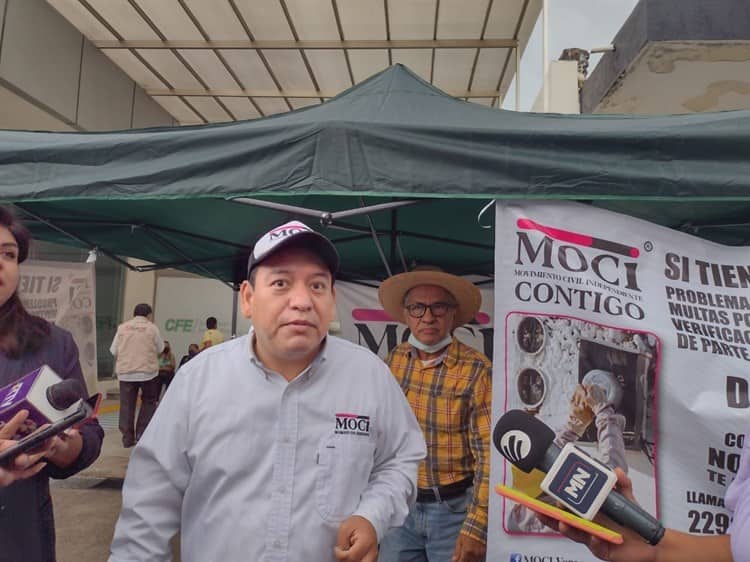 Siguen creciendo las quejas contra CFE en Veracruz: MOCI