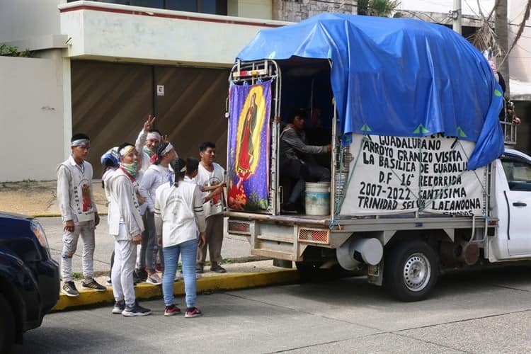 Llega séptima peregrinación a Coatzacoalcos desde Chiapas