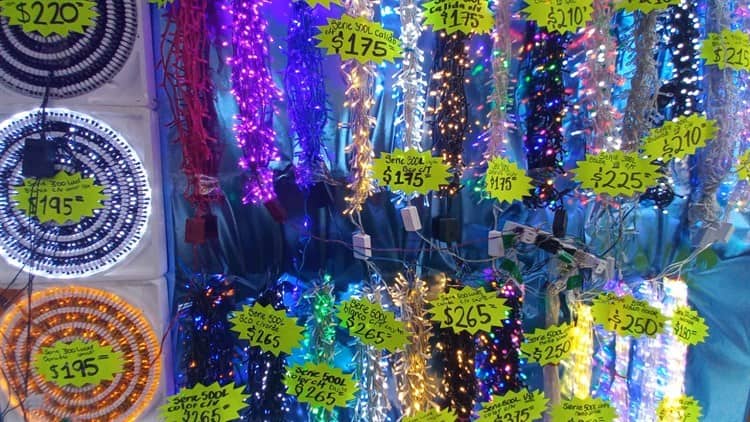 Series de luces navideñas desde 95 a 420 pesos