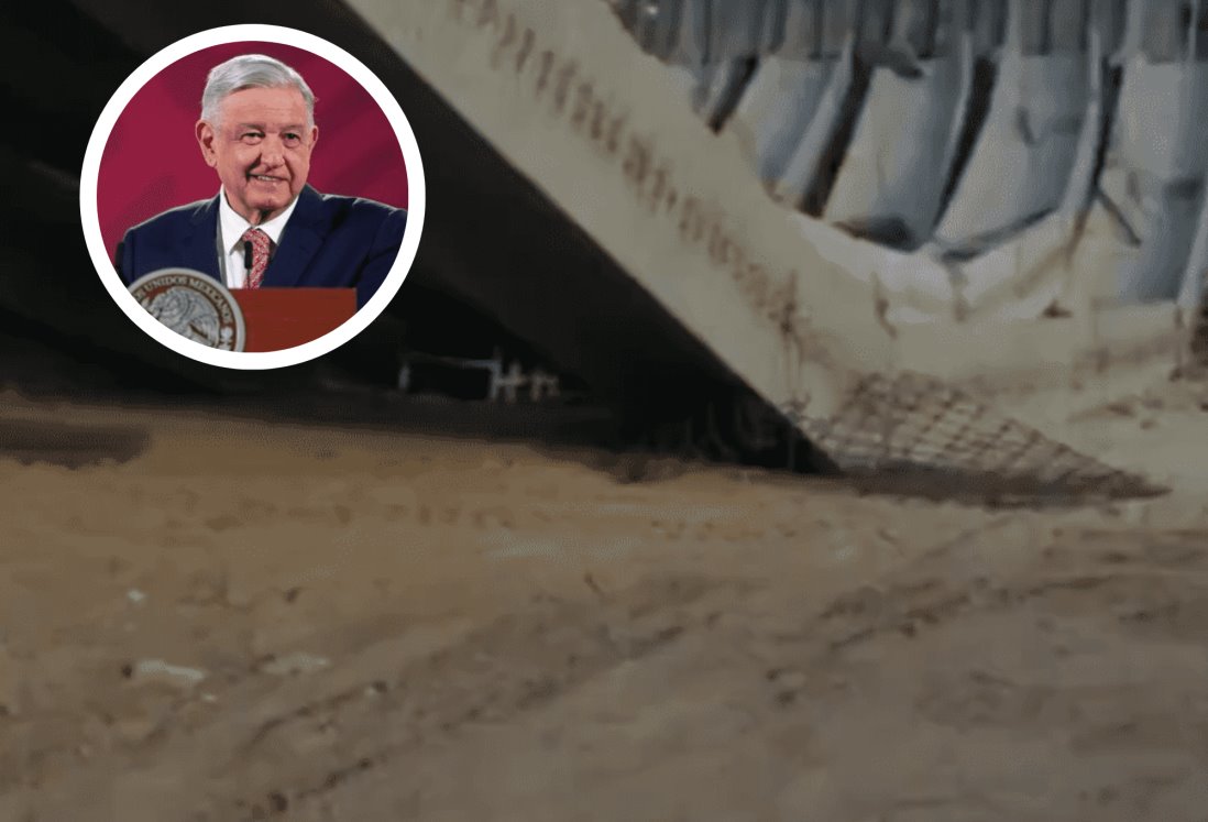 Se volverá a construir el puente que colapsó en Sinaloa: AMLO