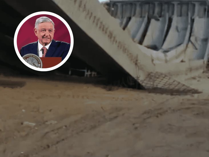 Se volverá a construir el puente que colapsó en Sinaloa: AMLO