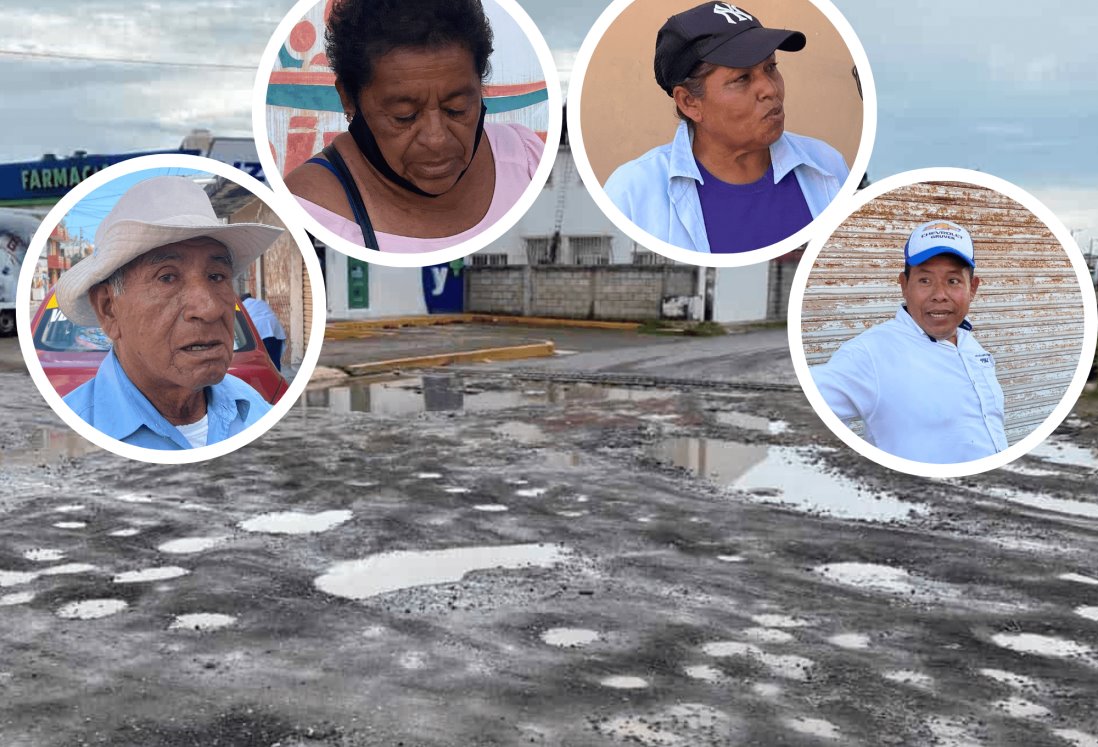 Baches e inseguridad, principales quejas de vecinos en Veracruz