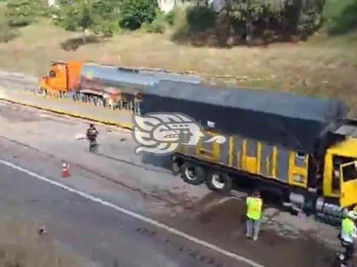 Fuerte choque en la Córdoba-Veracruz deja una persona sin vida