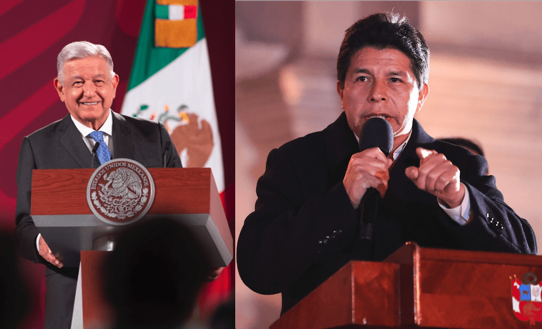 AMLO lamenta que Pedro Castillo haya sido destituido como presidente de Perú