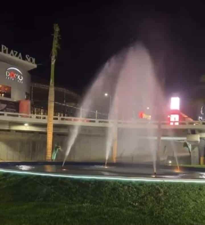 Una fuente con luces iluminará el distribuidor de Boca del Río