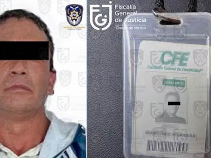 En CDMX, violador fingía ser trabajador de CFE; esto sabemos