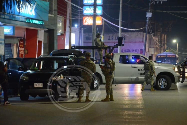 Fuerte movilización policiaca por balacera en Veracruz; una menor herida (+Video)