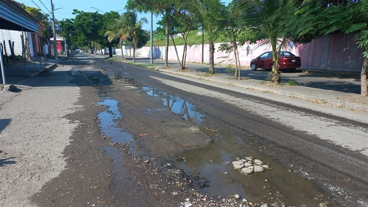 Aguas negras genera molestia entre vecinos en colonia de Veracruz, urgen reparación