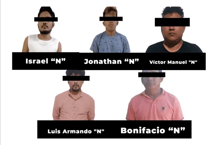 Detiene SSP a 5 personas por distintos delitos en Coatza y Cosolea