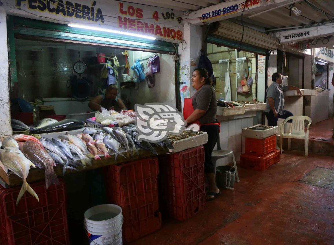 Esperan repunte de ventas en Mercado de Mariscos de Coatza