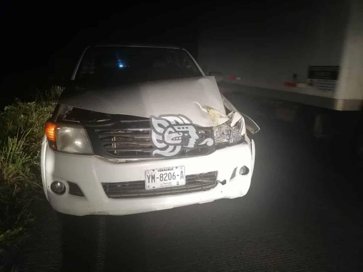 Estuvo a nada de chocar contra un toro en Alto Lucero