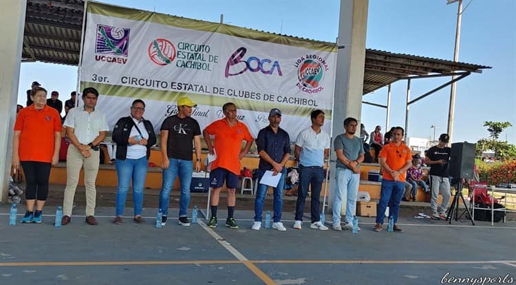 Celebran circuito estatal de cachibol