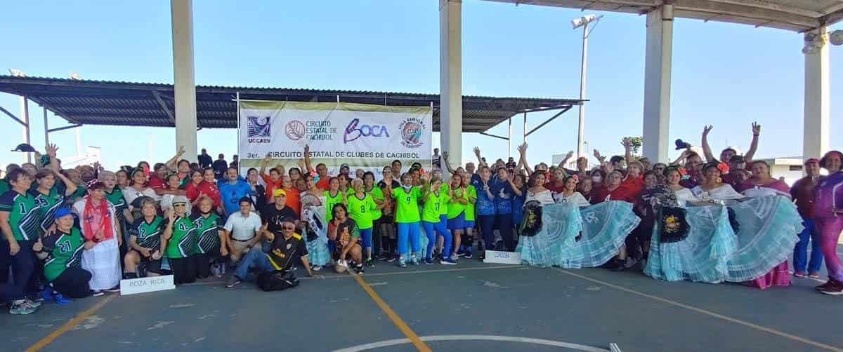 Celebran circuito estatal de cachibol