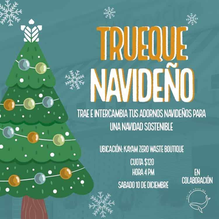 Reutiliza; hoy es el trueque navideño en Boca del Río ( +Video)