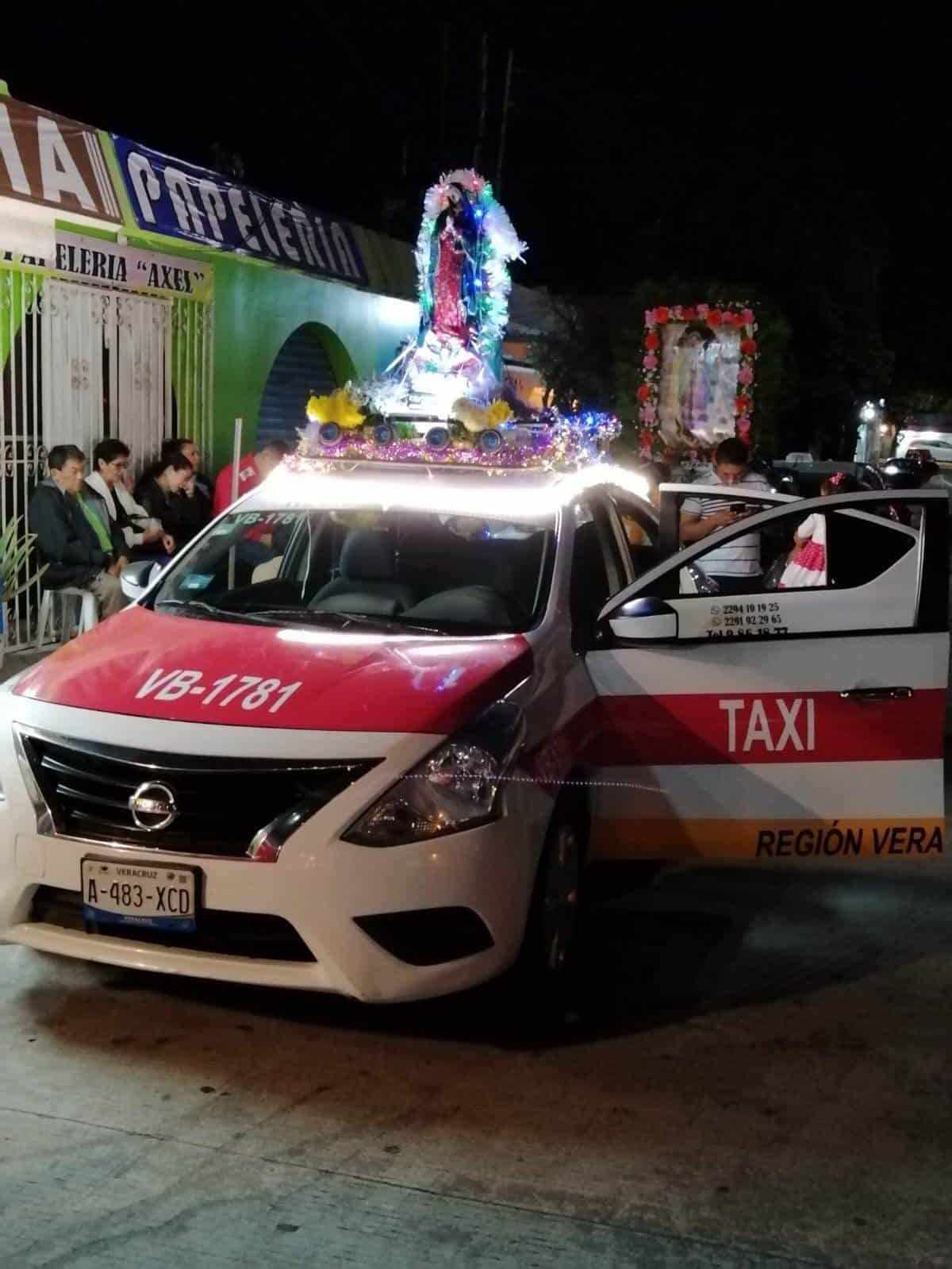 Taxista de Boca del Río celebrarán a la Virgen de Guadalupe con peregrinación y misa