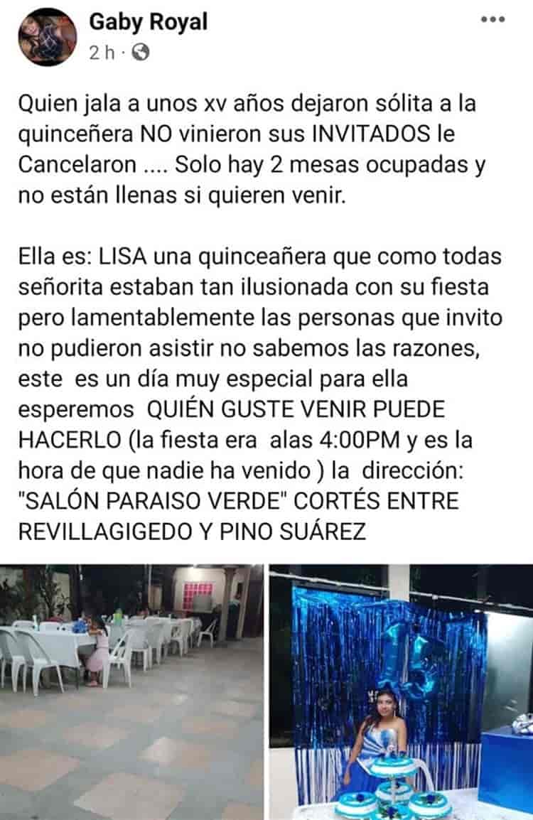 ¡Jarochos le cumplen su sueño! Lisa tuvo fiesta de 15 años con ciudadanos como invitados