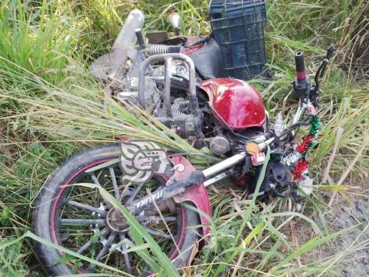 Motociclistas resultan lesionados tras derrapar en la carretera Martínez de la Torre-San Rafael