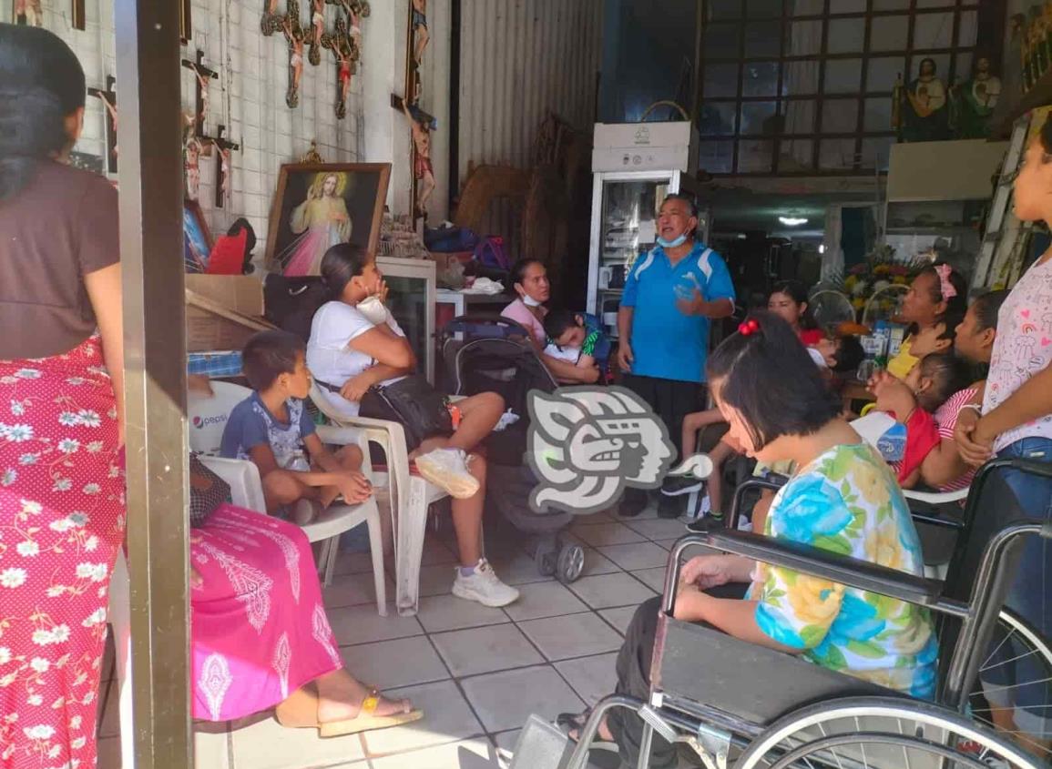 Inician colecta para familias de escasos recursos en Agua Dulce