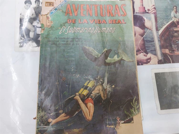 Constantino Zimbrón, el buzo que sobrevivió 3 días perdido en el mar, en Veracruz