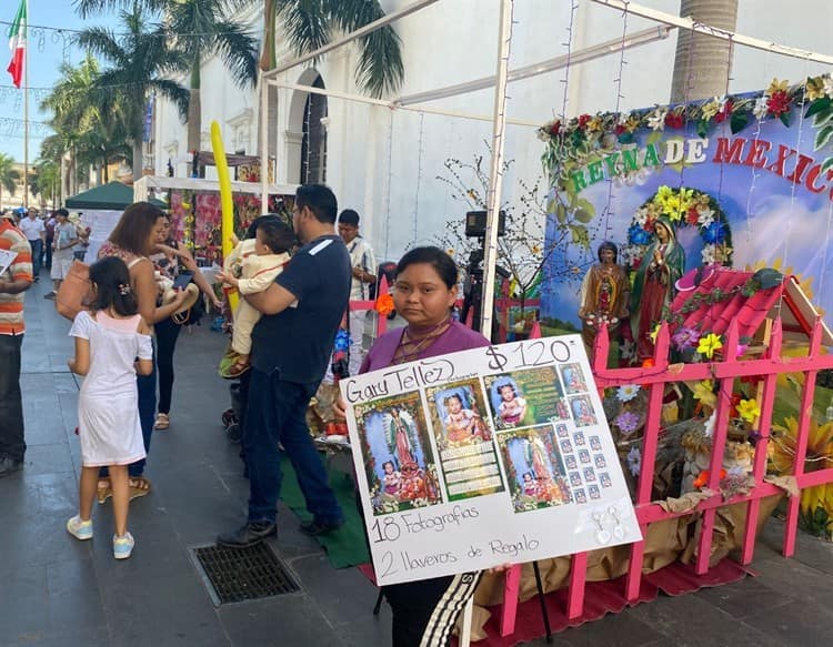 Feligreses acuden a Catedral de Veracruz a celebrar a Virgen de Guadalupe (+Video)