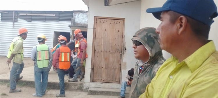 Paran labores en la construcción del cuartel de la GN Coatzacoalcos (+Video)